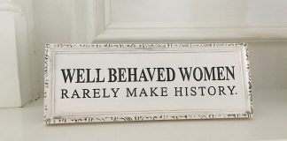 women in history sign