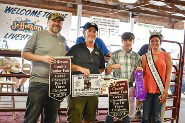 Grand Champion Pen of Three Meat Chickens