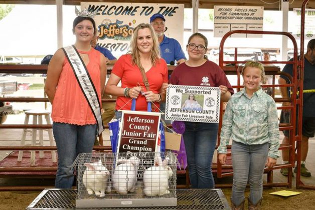 Grand Champion Pen of Three Meat Rabbits