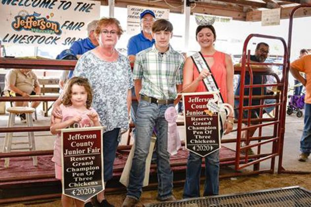 Reserve Champion Pen of Three Meat Chickens
