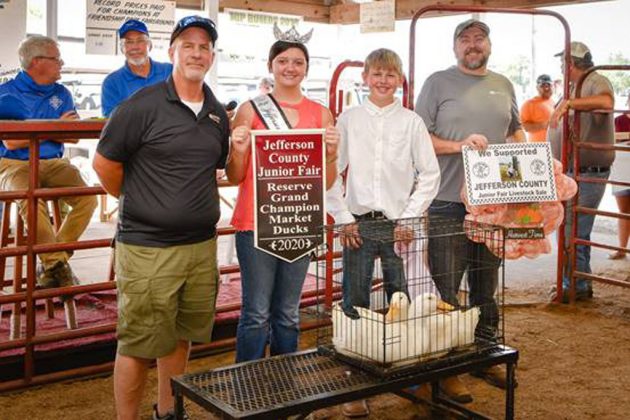 Reserve Champion Pen of Two Market Ducks