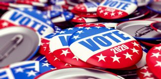 vote 2020 buttons