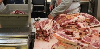 meat in a pile