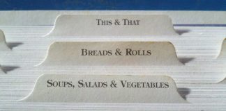 recipe cards