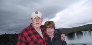 bill and susan shultz stand together