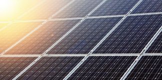 solar panel close up