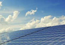 Hearing set for 175 MW solar farm in Greene County solar panels with cloud in the background