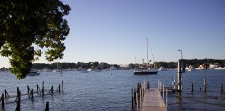 A dock at Lake Erie
