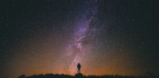 starry night sky