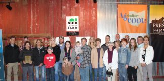 2021 Ohio Conservation Farm Family Awards recipients