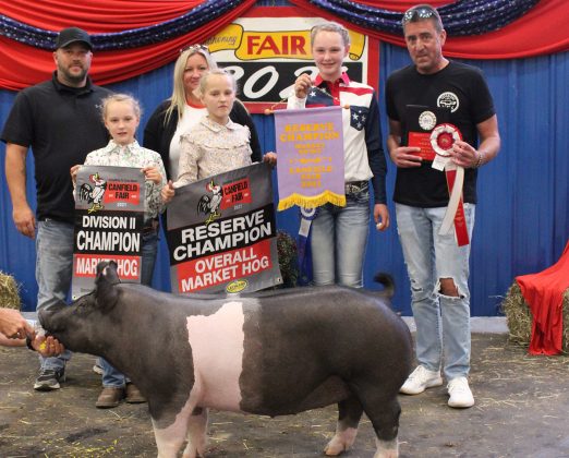 Reserve Champion Hog