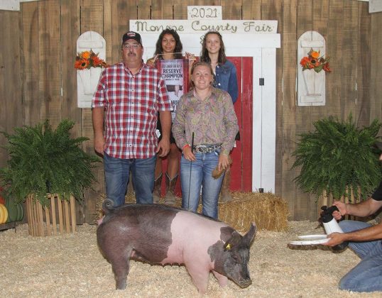 Reserve Champion Hog