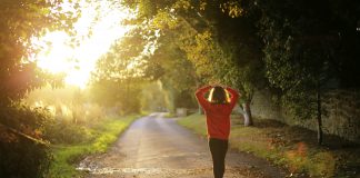 woman walking