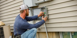 Fiber internet installation