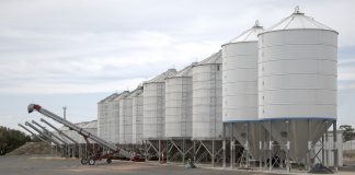 grain silos