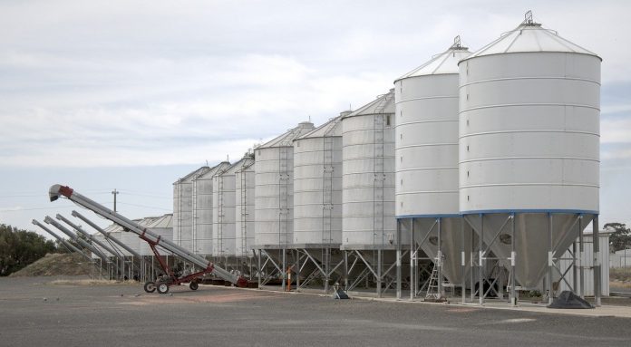 grain silos grain silos