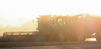 harvest, combine, tractor