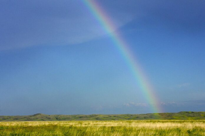 rainbow in South Dakota