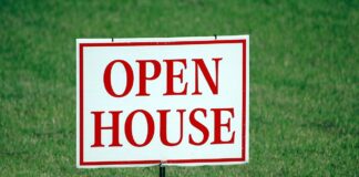open house sign