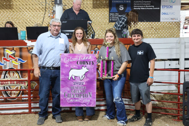 Reserve Champion Carcass Hog