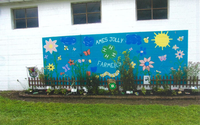 Ames Jolly Farmers 4-H Club pollinator garden Ames Jolly Farmers 4-H Club pollinator garden