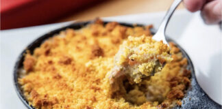 Smoked Chicken Cornbread Casserole
