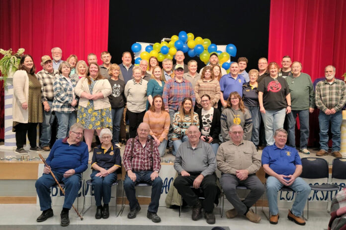 The Plymouth-Shiloh FFA alumni, FFA and agricultural education supporters and active Plymouth FFA members The Plymouth-Shiloh FFA alumni, FFA and agricultural education supporters and active Plymouth FFA members
