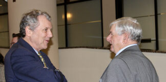 U.S. Sen. Sherrod Brown and Fred Hippely