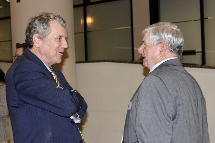 U.S. Sen. Sherrod Brown and Fred Hippely U.S. Sen. Sherrod Brown and Fred Hippely
