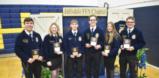 Outstanding members of Hillsdale FFA
