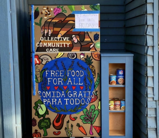 If starting a Freedge in your community, ensure that it is engaging and decorative.Credit: The Freedge Movement