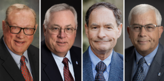 Dr. Don Sanders, Ken Davis, Thomas Menke and Terry McClure