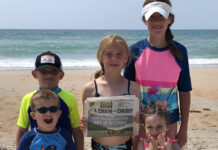 Jack and John Martin, Haylee and Hannah Lucas and Maren Bryan