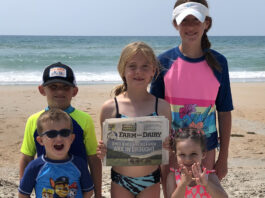 Jack and John Martin, Haylee and Hannah Lucas and Maren Bryan
