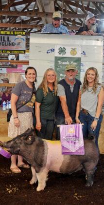 Reserve Champion Hog