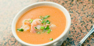 A Bowl of Cream Shrimp Bisque