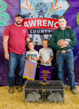 Grand Champion and Reserve Champion Rabbits