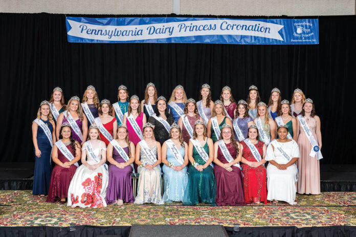 2023 Pennsylvania Dairy Princess participants 2023 Pennsylvania Dairy Princess participants