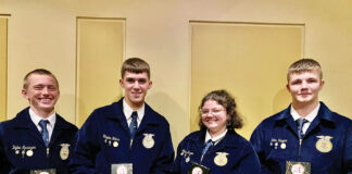 East Knox FFA Milk Team