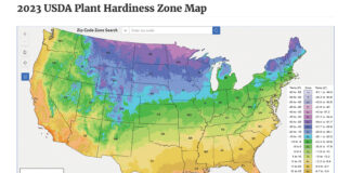 plant hardiness zones map