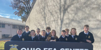 Ashland FFA Middle School Career Exploration CDE teams
