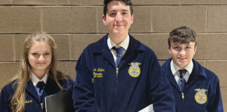 West Holmes FFA 2024 speaking team