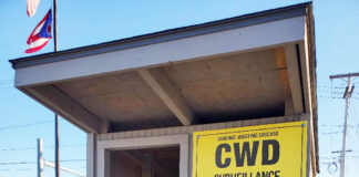 chronic wasting disease surveillance collection site