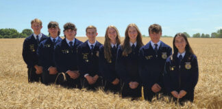 West Holmes FFA officers