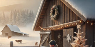Farmer at Christmas