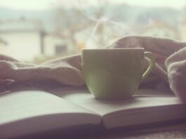 coffee and book