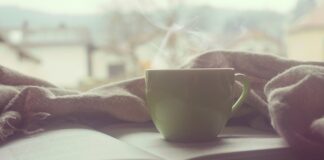 coffee and book